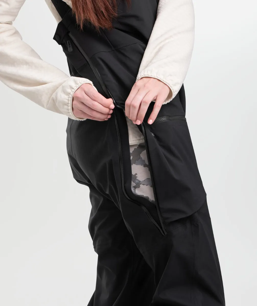 Outdoor Research Carbide Women's Plus Size Bibs Shell Pants Black Sizes 2X-4X
