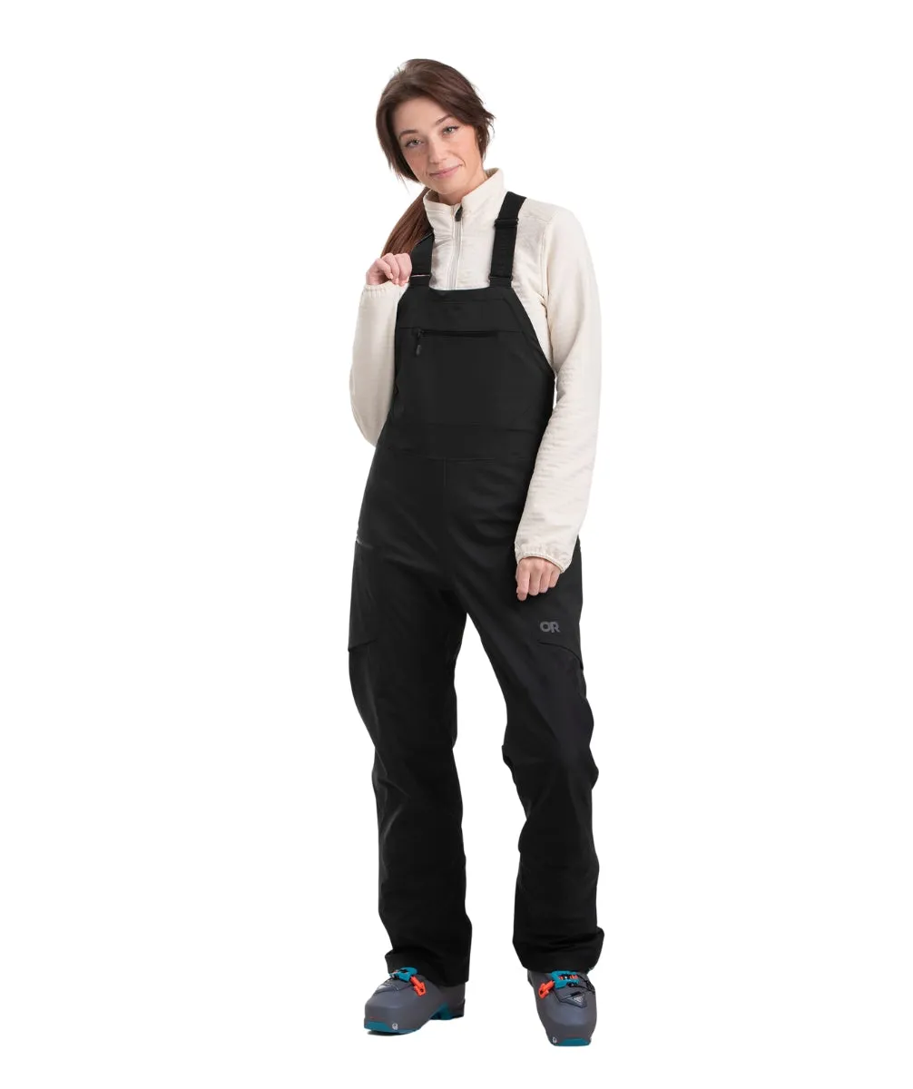 Outdoor Research Carbide Women's Plus Size Bibs Shell Pants Black Sizes 2X-4X