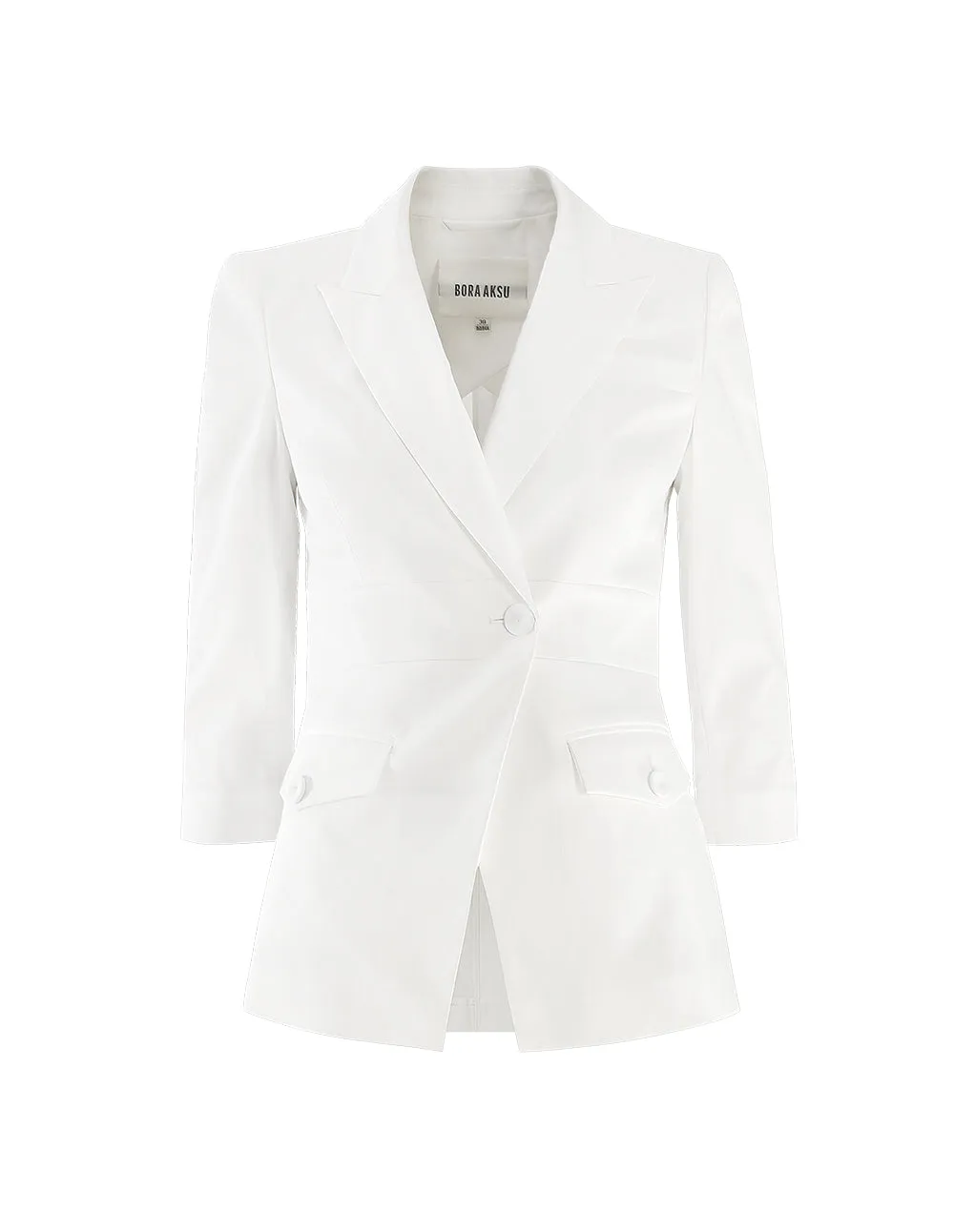 Pearl White Slim Cut Blazer