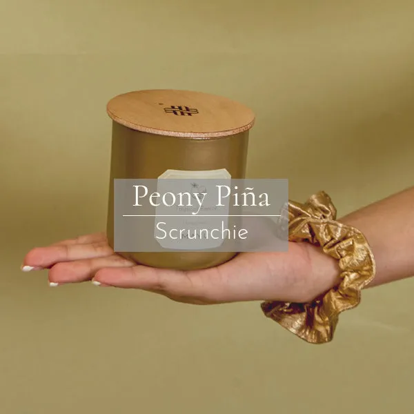 Peony Piña Scrunchie