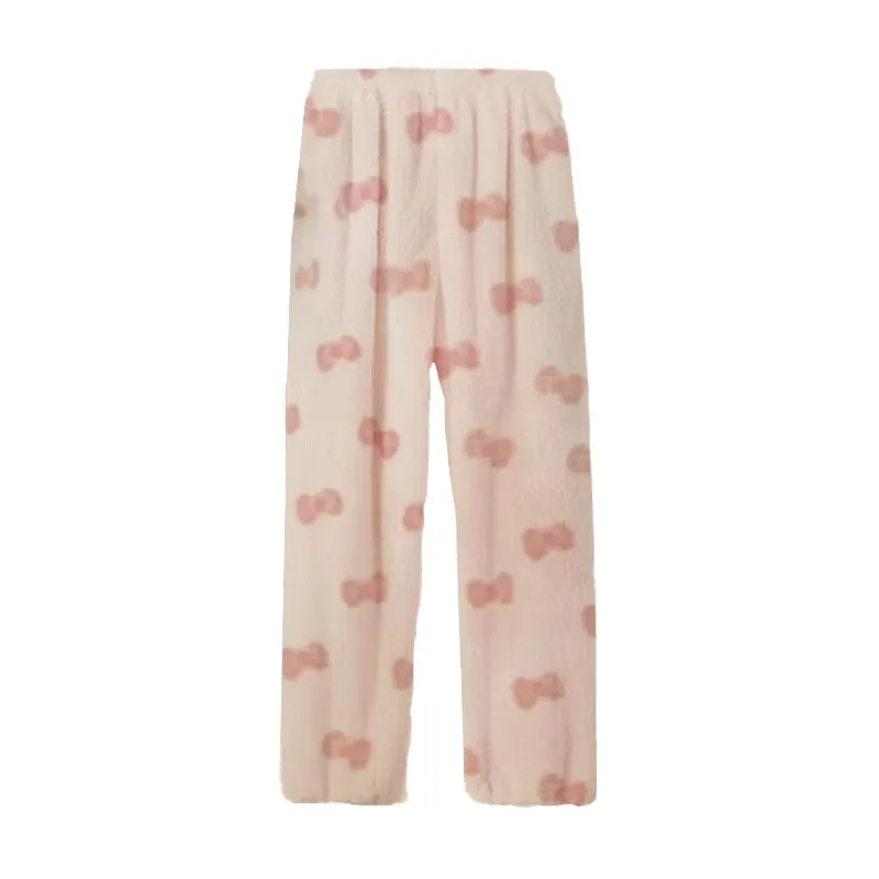 Pink Kitty Coral Fleece Plush Hooded Nightgown KI682