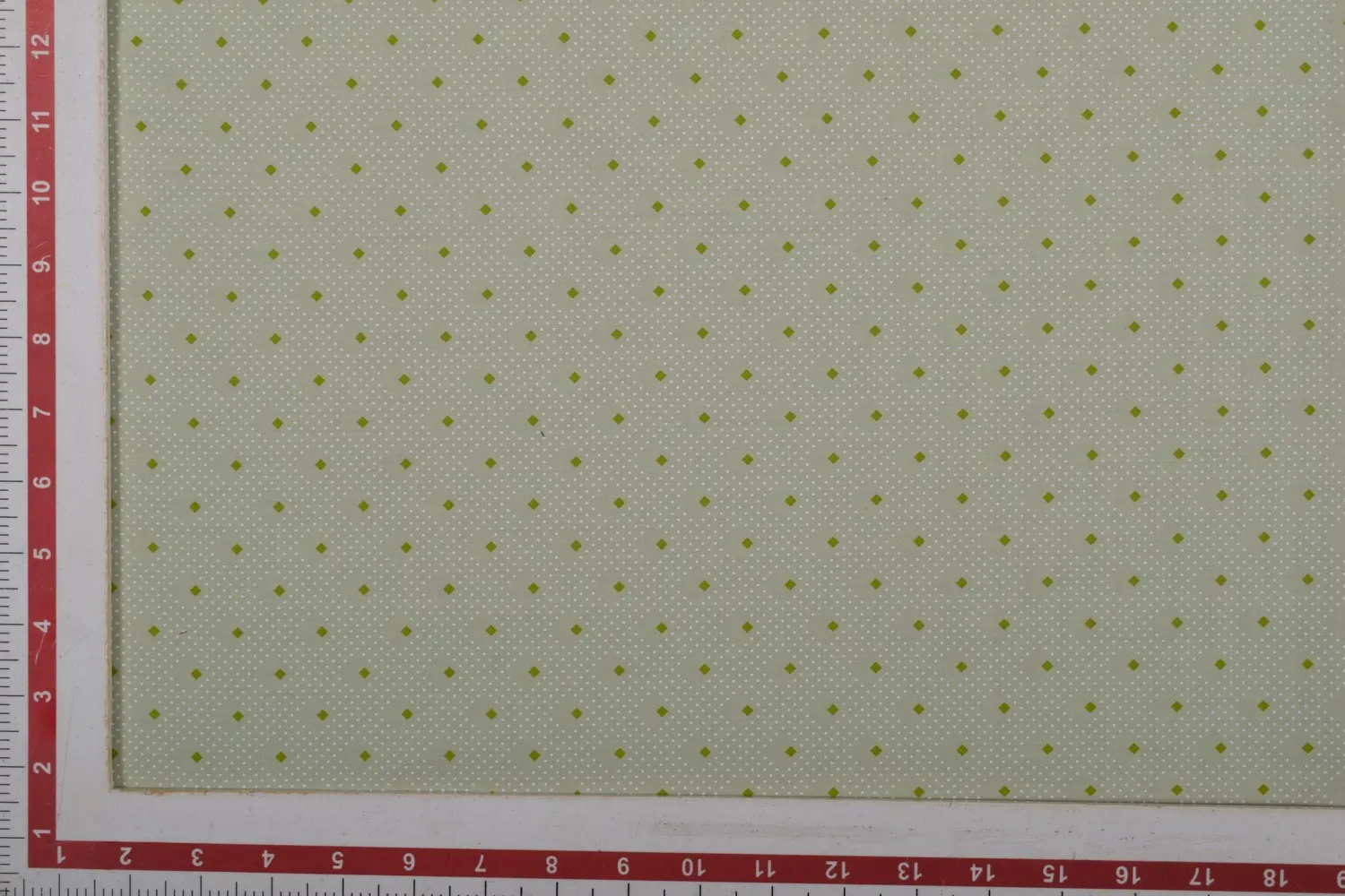 Pistachio Green Printed Cotton Satin Fabric