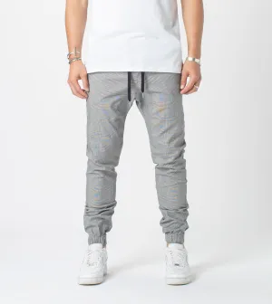 Plaid Sureshot Jogger Grey
