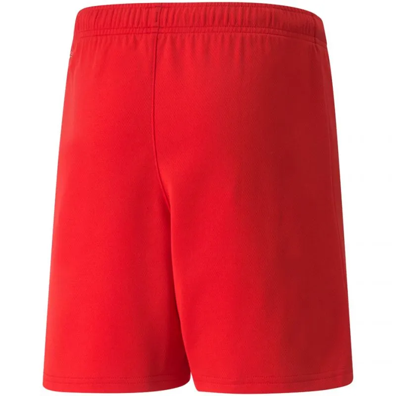 Puma Kids' teamRISE Quick-Dry Training Shorts - Red