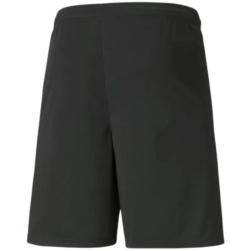 Puma teamLIGA Men's Quick-Dry Training Shorts with Mesh Panels - Black