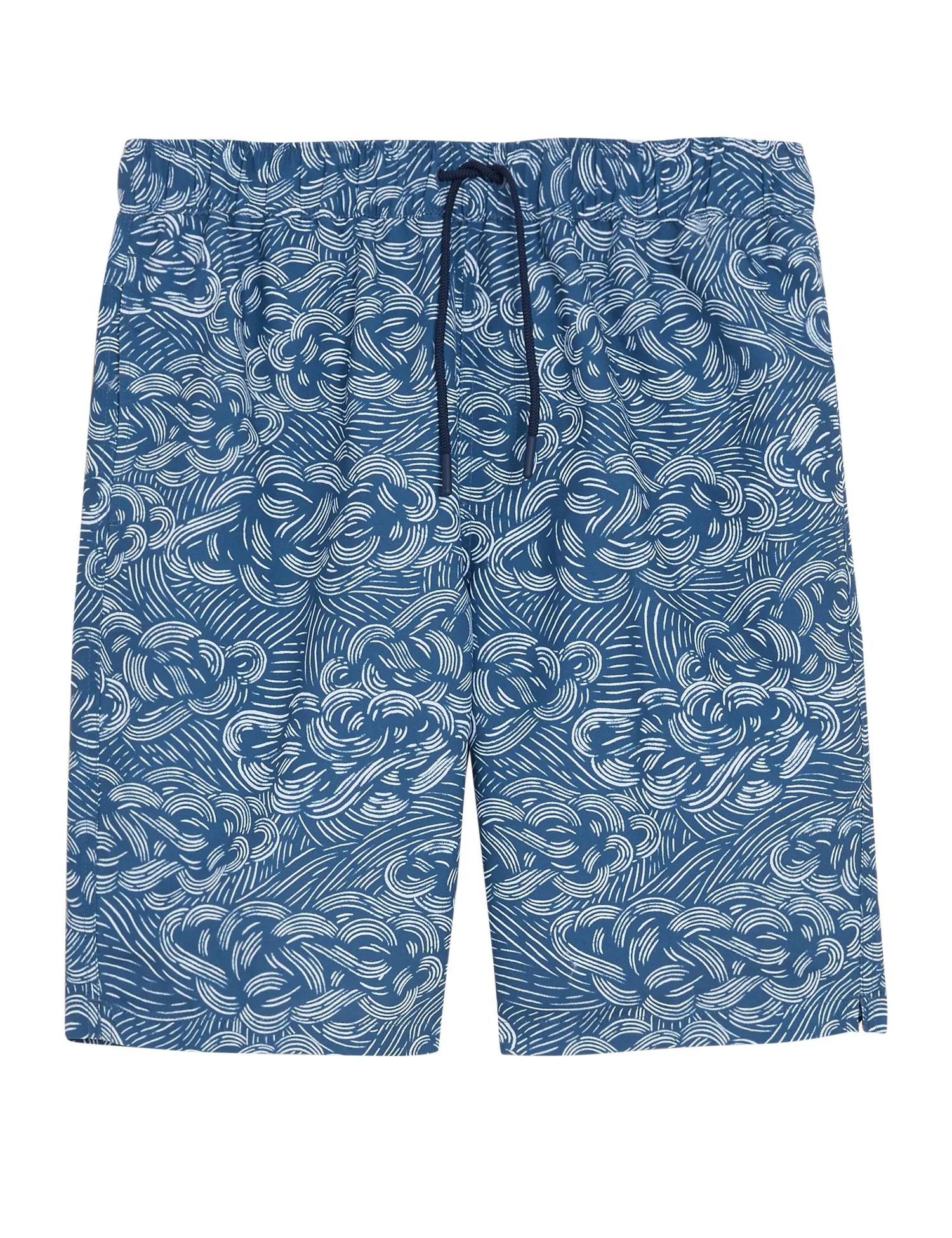Quick Dry Cloud Print Swim Shorts