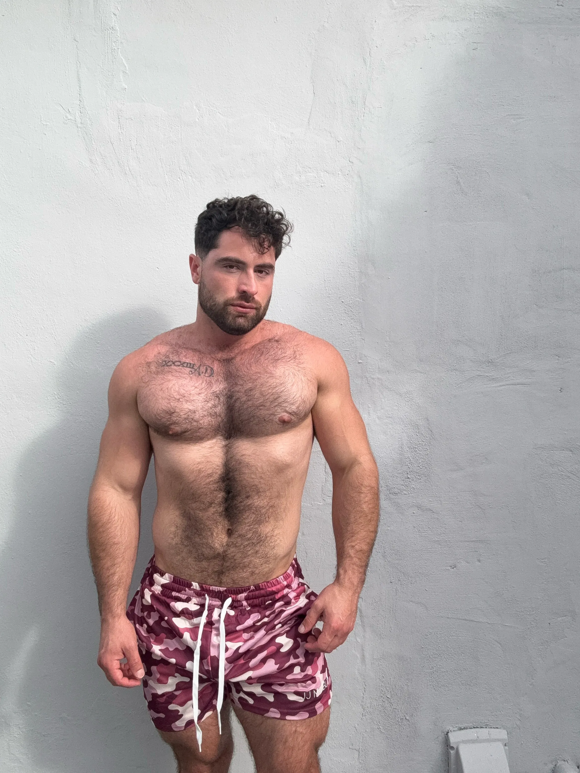 Quick-Dry Mesh Shorts - Purple Camo