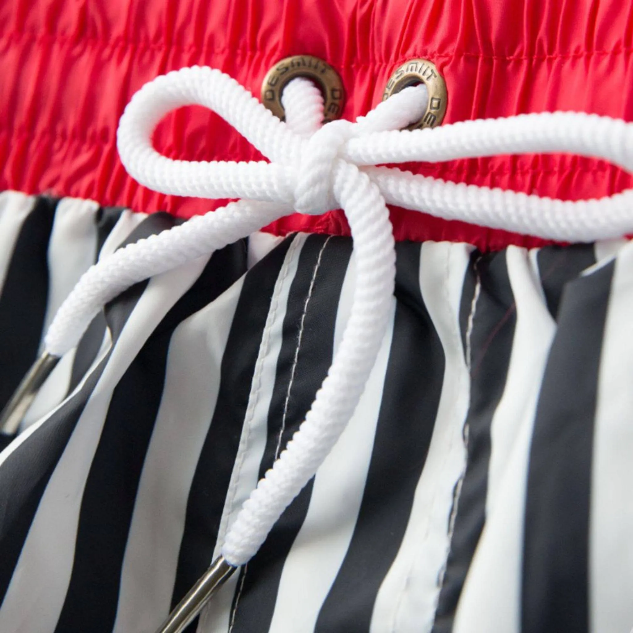 Quick Dry Striped Beach Shorts