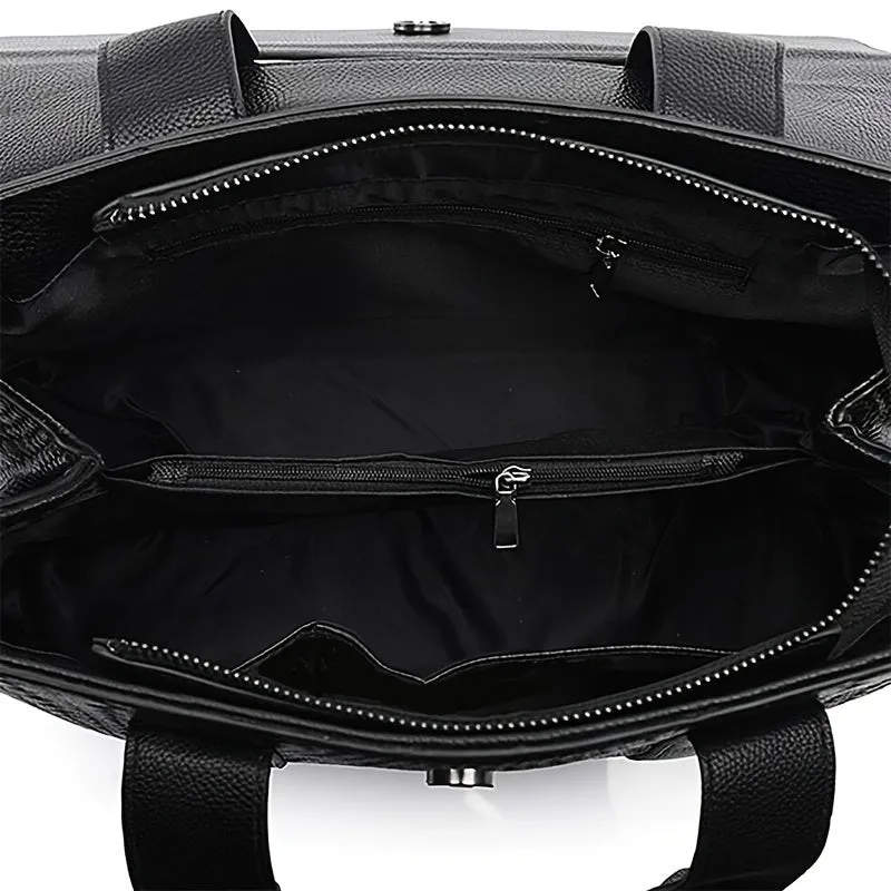 realaiot  Fashion Large Capacity Satchel Bag, Trendy Top Handle Tote Bag, Women's Casual Handbag & Purse For Commute