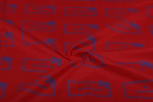 Red Cotton Cambric Fabric