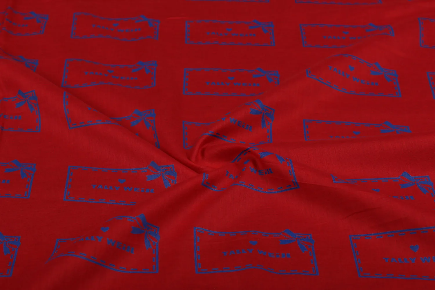 Red Cotton Cambric Fabric