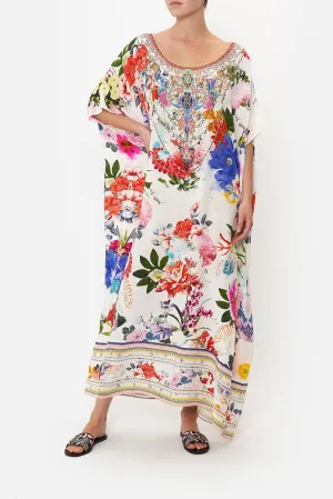 ROUND NECK KAFTAN MEMORIES OF A GARDEN