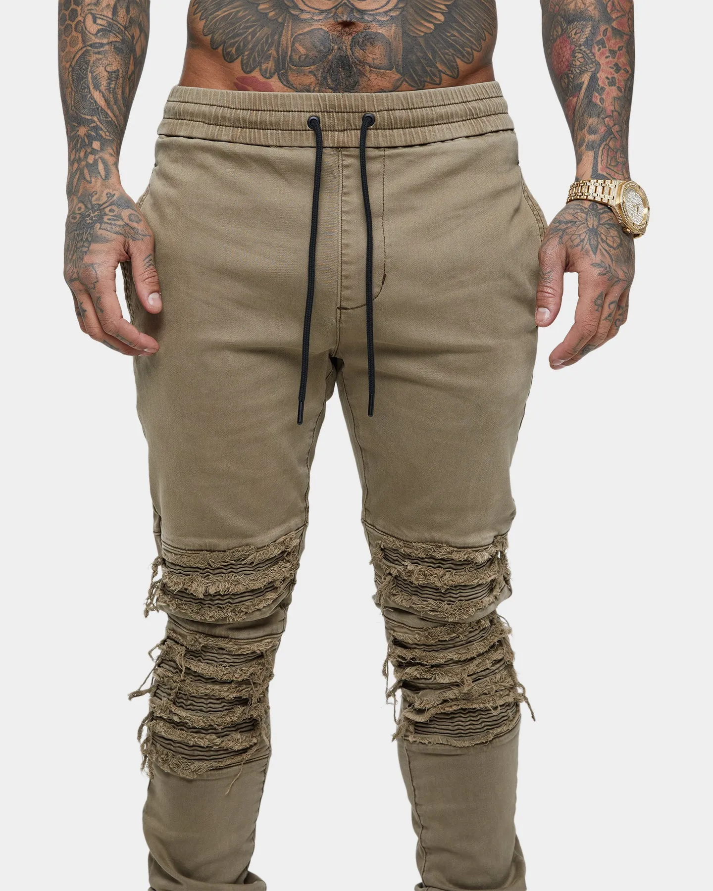 Saint Morta Abolished Joggers Dark Brown