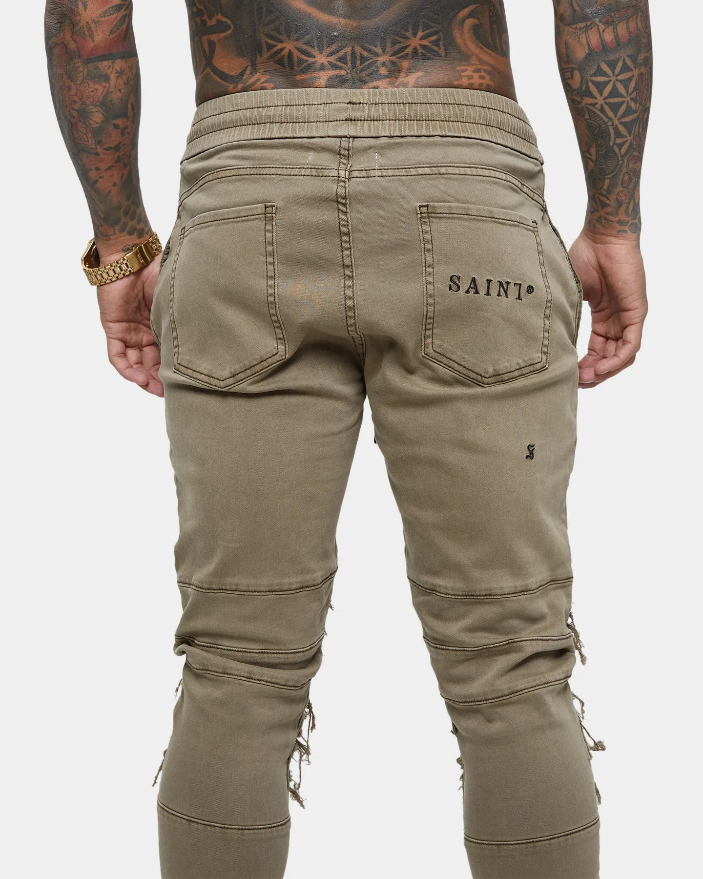 Saint Morta Abolished Joggers Dark Brown