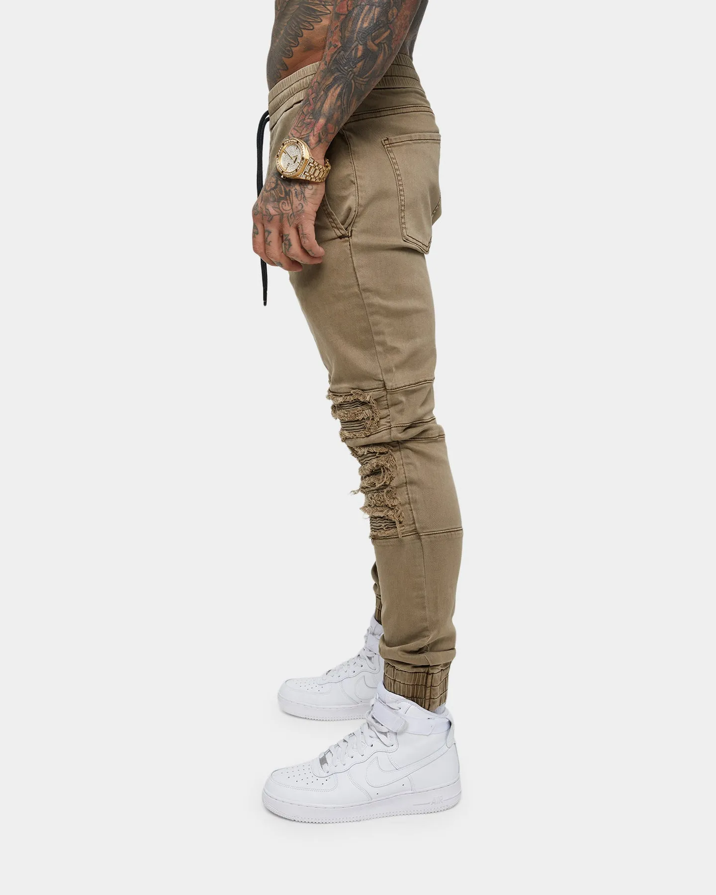 Saint Morta Abolished Joggers Dark Brown