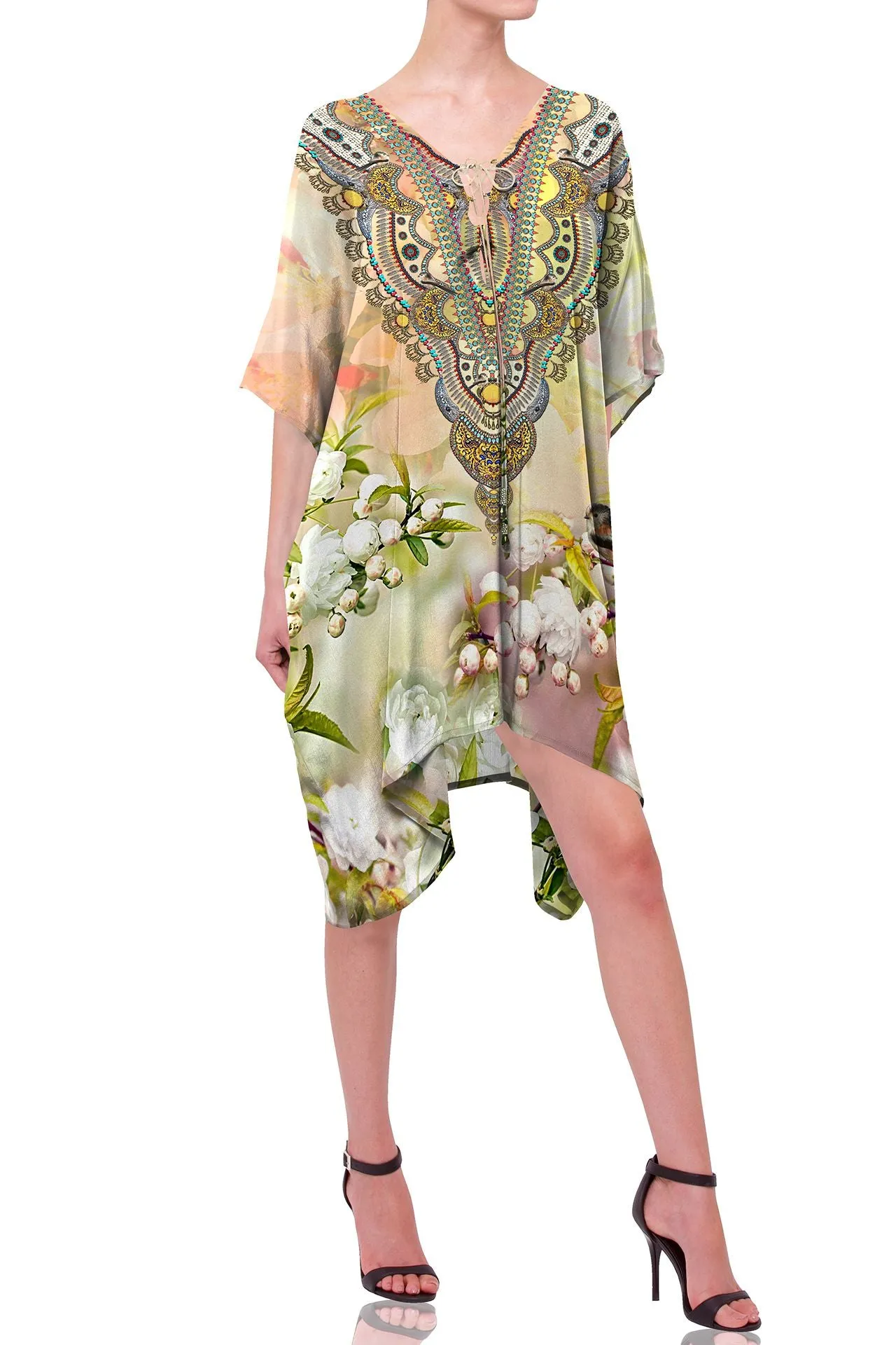 Short Beach Kaftan Dress For Women