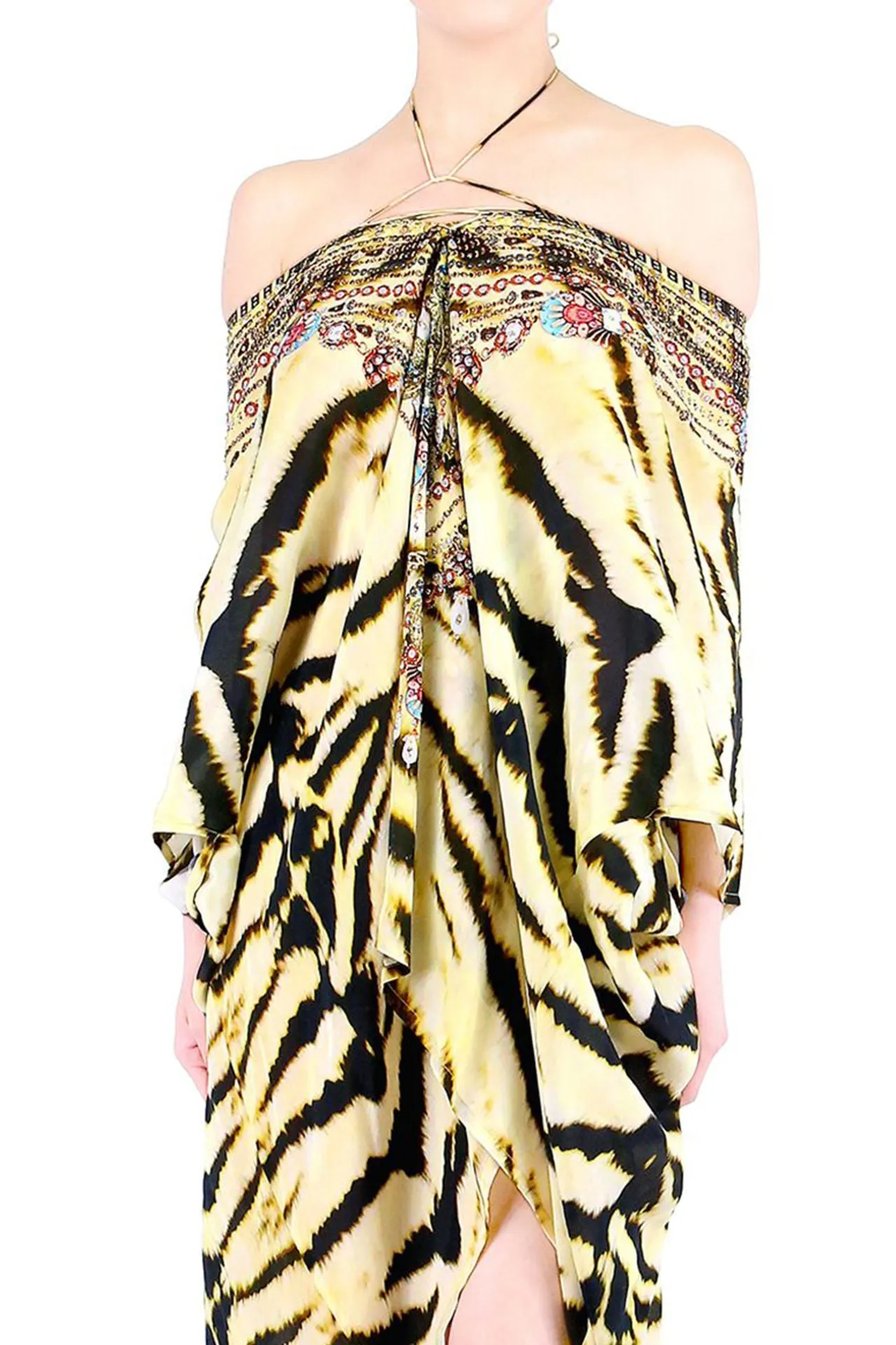 Short Kaftan Animal Print