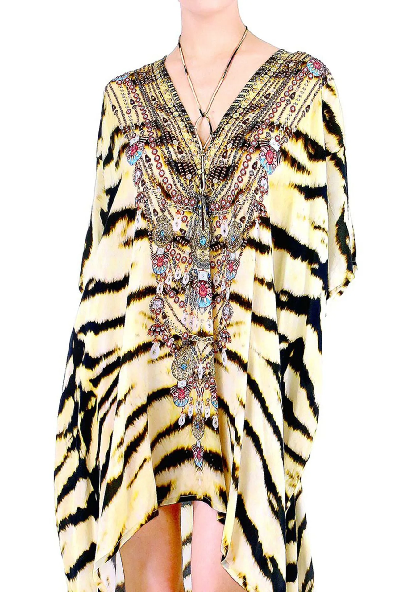 Short Kaftan Animal Print