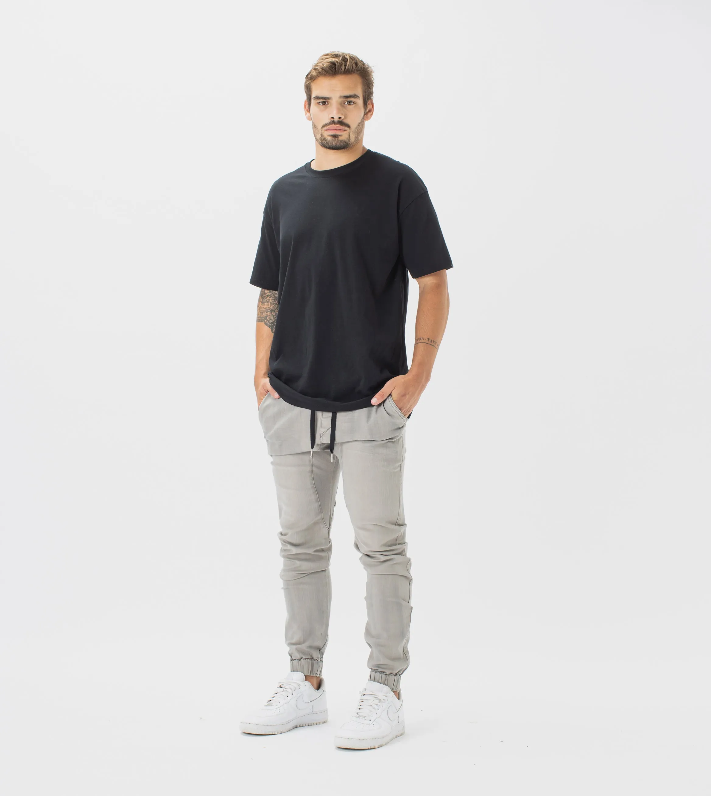 Sureshot Denim Jogger Whitewash Grey