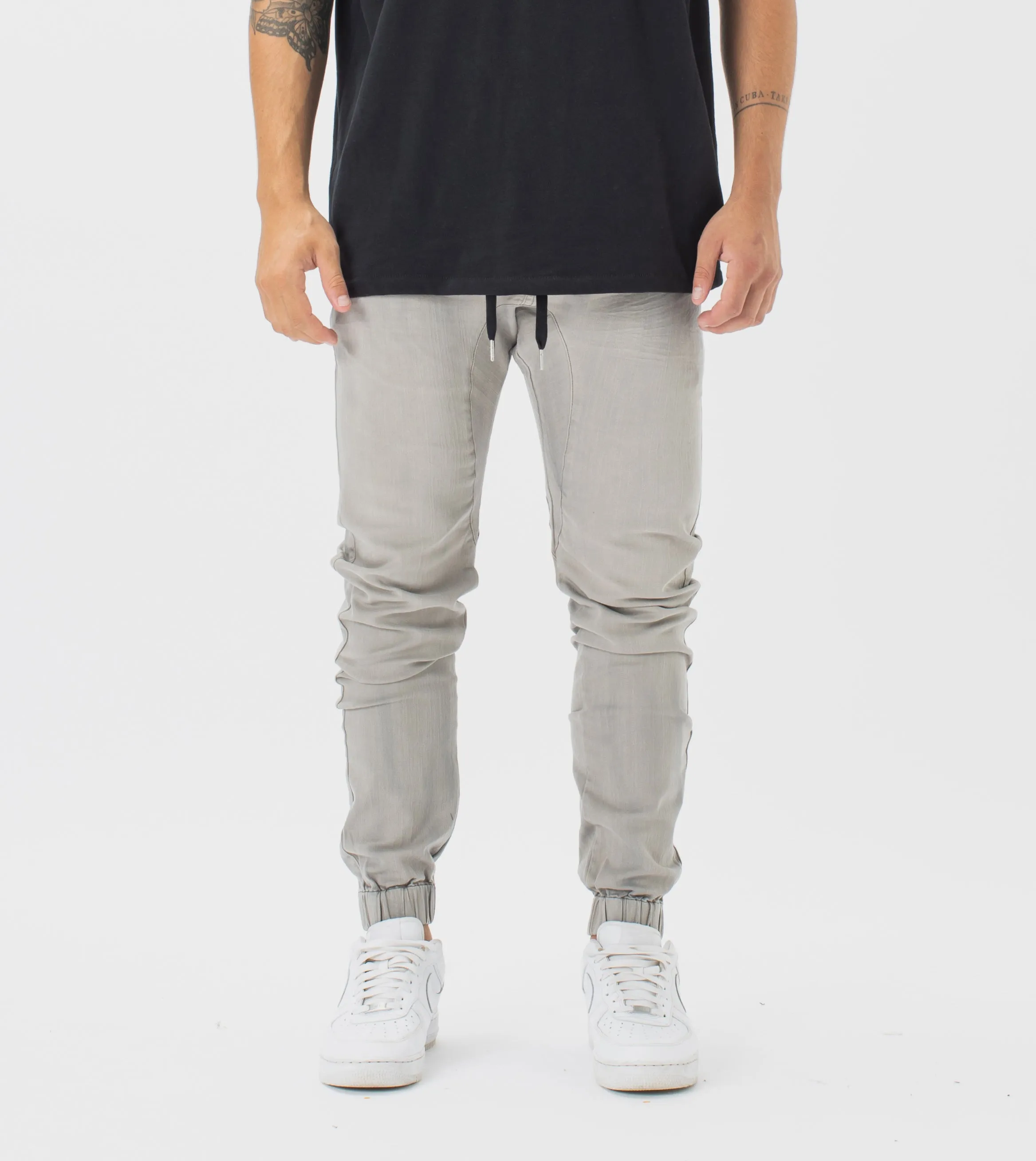 Sureshot Denim Jogger Whitewash Grey