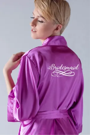 Swirly Style - Bridesmaid Robe
