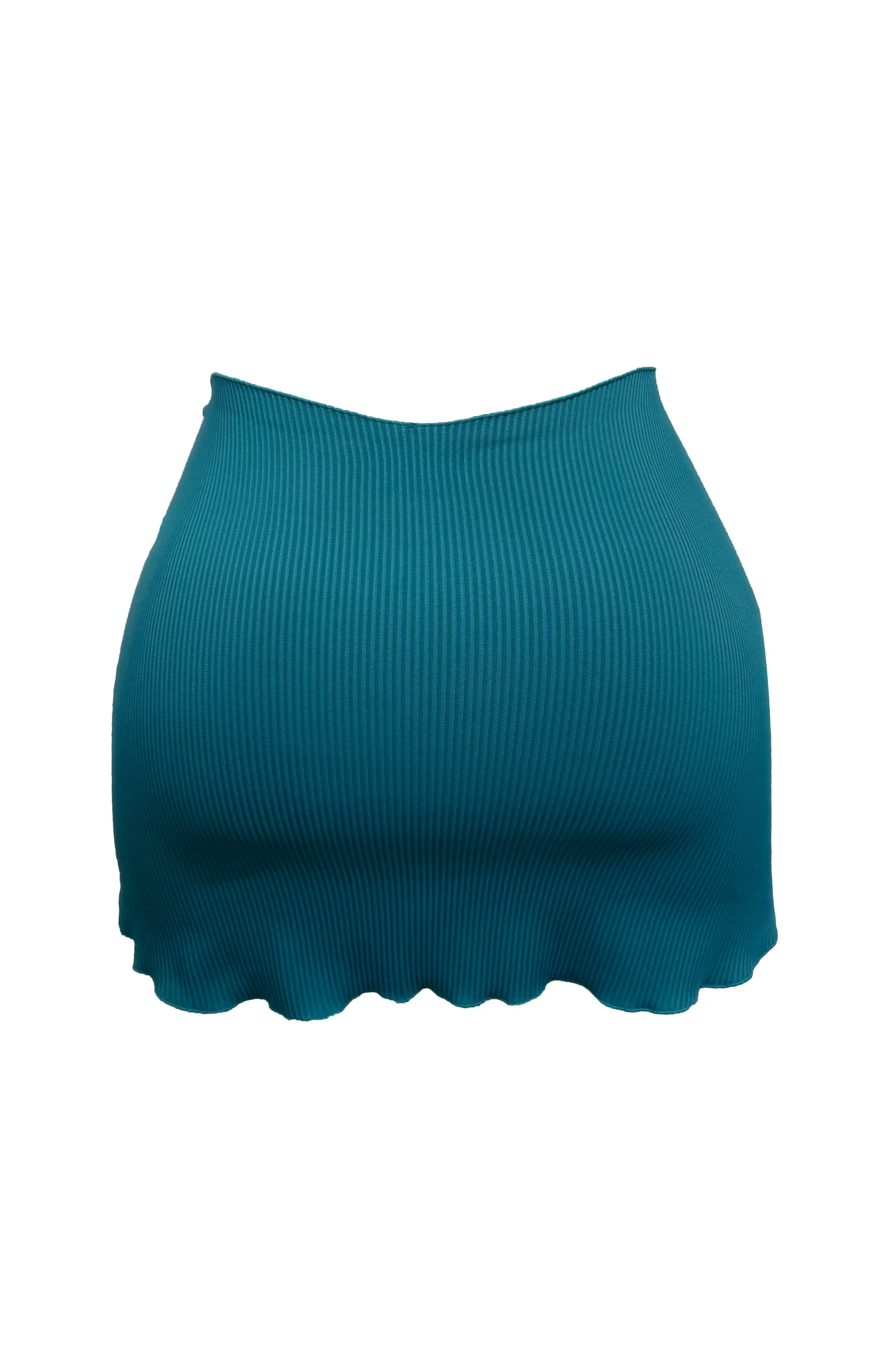 Teal Ribbed Sarong