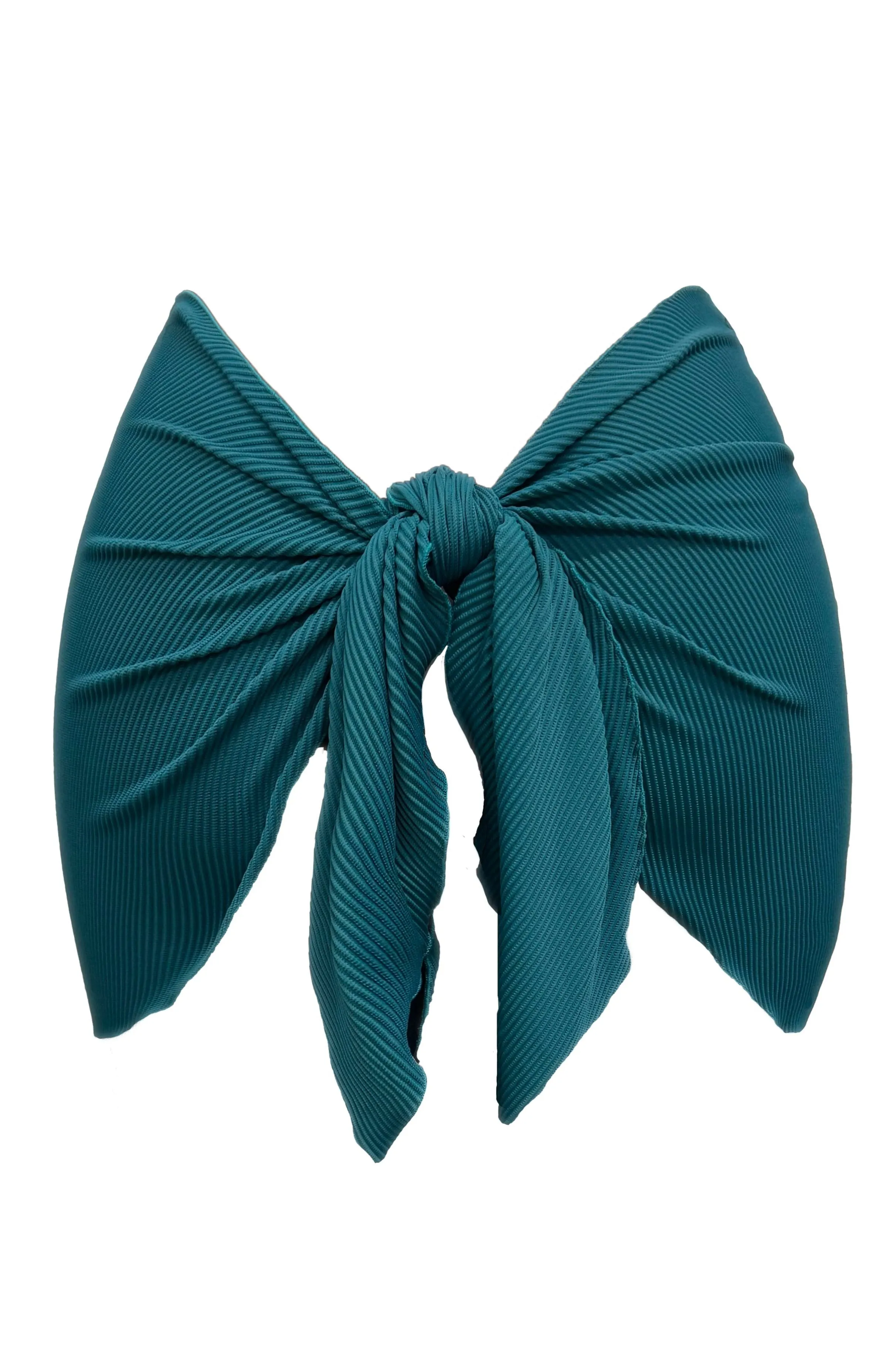 Teal Ribbed Sarong
