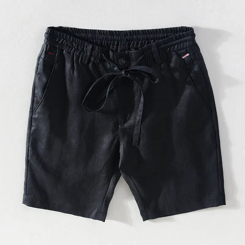 Thompson Linen Drawstring Shorts