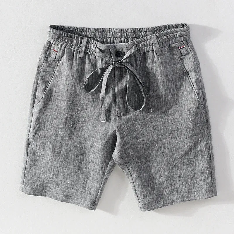 Thompson Linen Drawstring Shorts