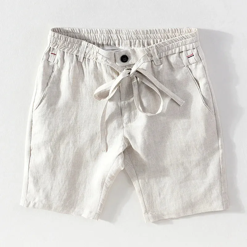 Thompson Linen Drawstring Shorts