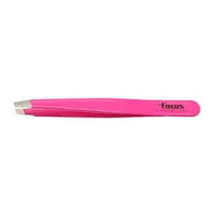 Tweezers Focus Slant - Fluro Pink