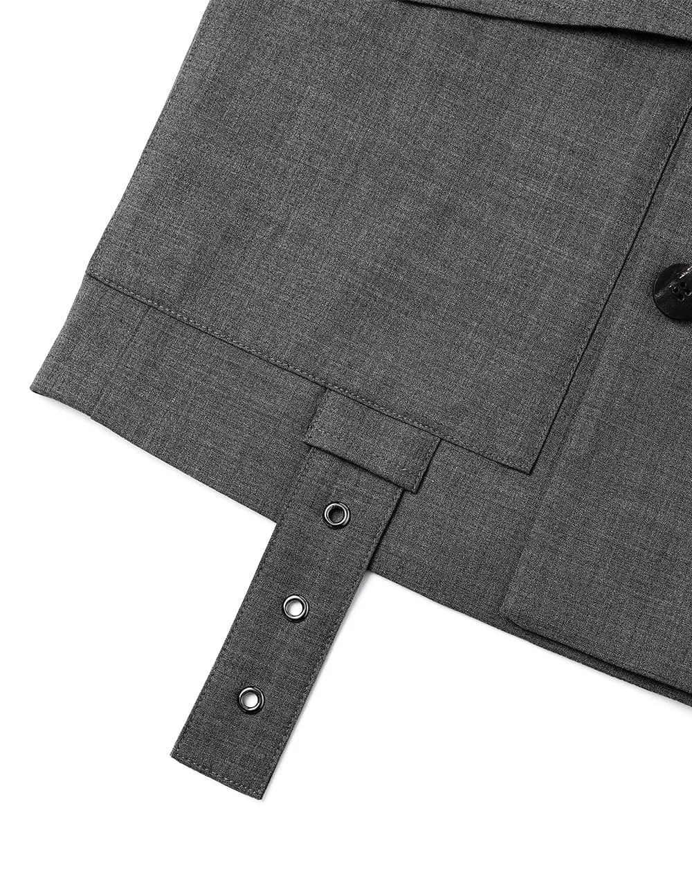 Unisex Grey Casual Blazer