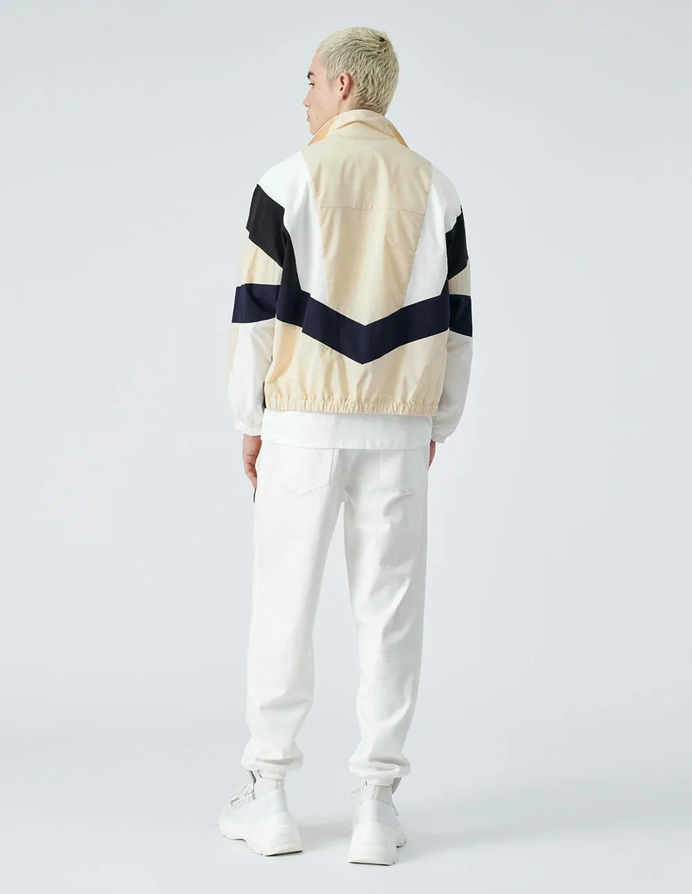 Unisex's Couple Style Colourblock Casual Sports Jacket