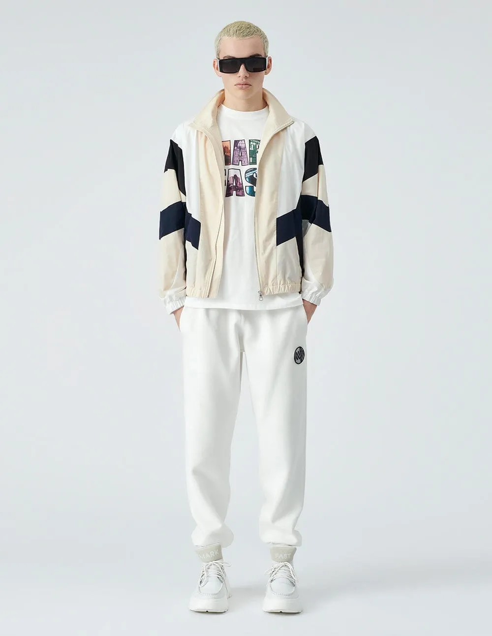 Unisex's Couple Style Colourblock Casual Sports Jacket