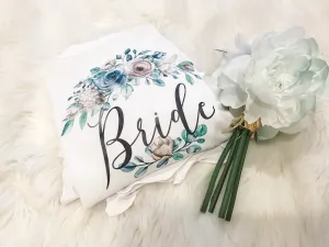 White Ruffle Robes for Bridal Party,  Bride Robe personalized, Silk Robes for Bridesmaids, Satin Robes Personalized