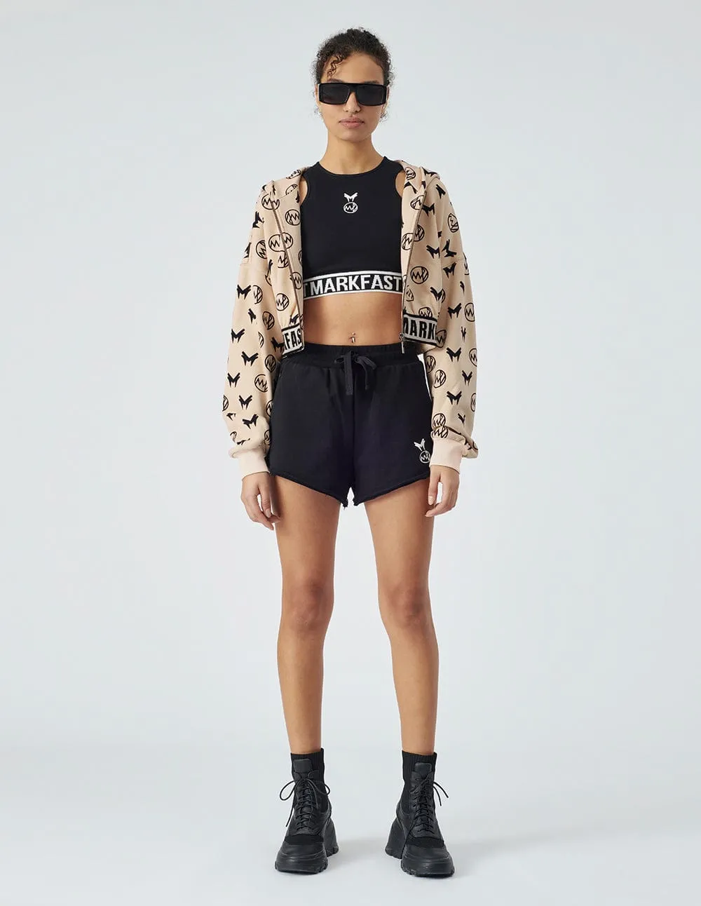 Women's Beige Hooded Casual Jacket