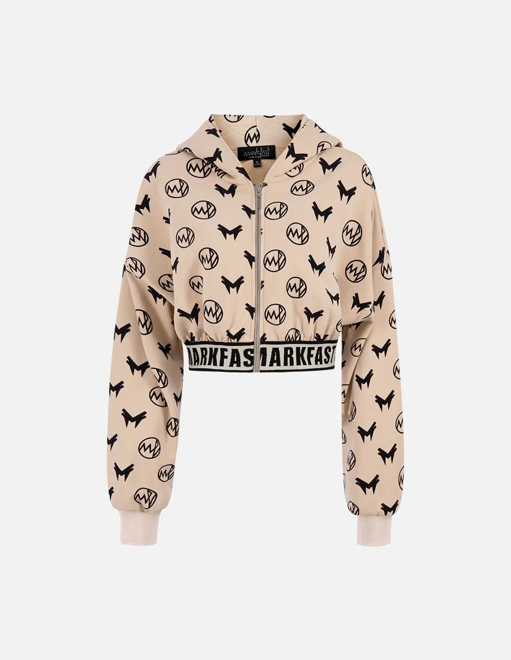 Women's Beige Hooded Casual Jacket