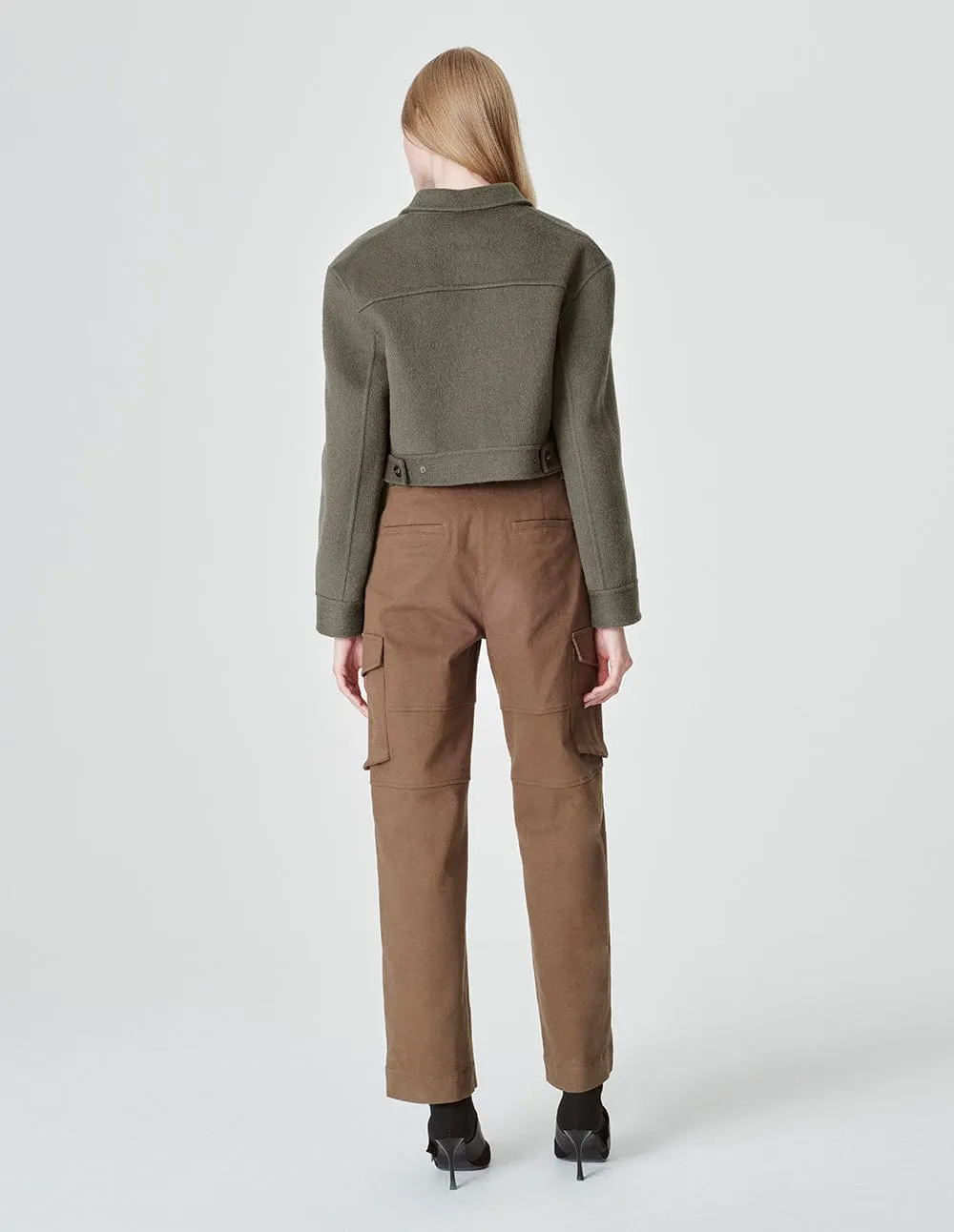 Women's Reversible Woollen Jacket And Peacoat