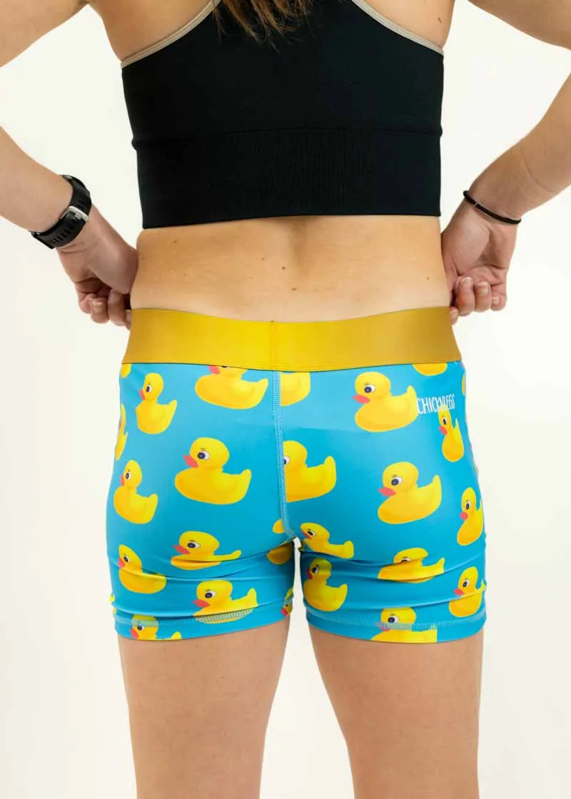 Women's Rubber Ducky 3" Race Compression Shorts