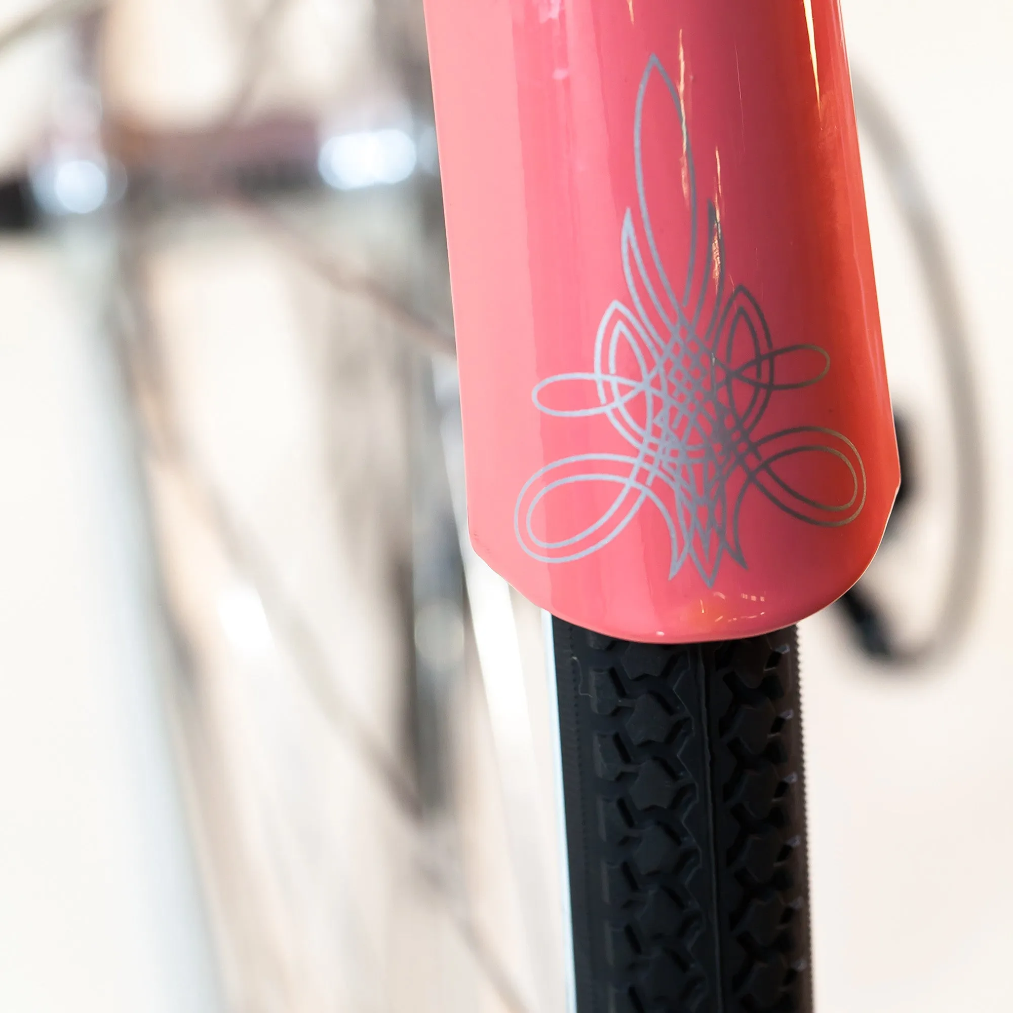 XDS Nadine 7sp Women's Step-Through City Bike //  Pink Coral
