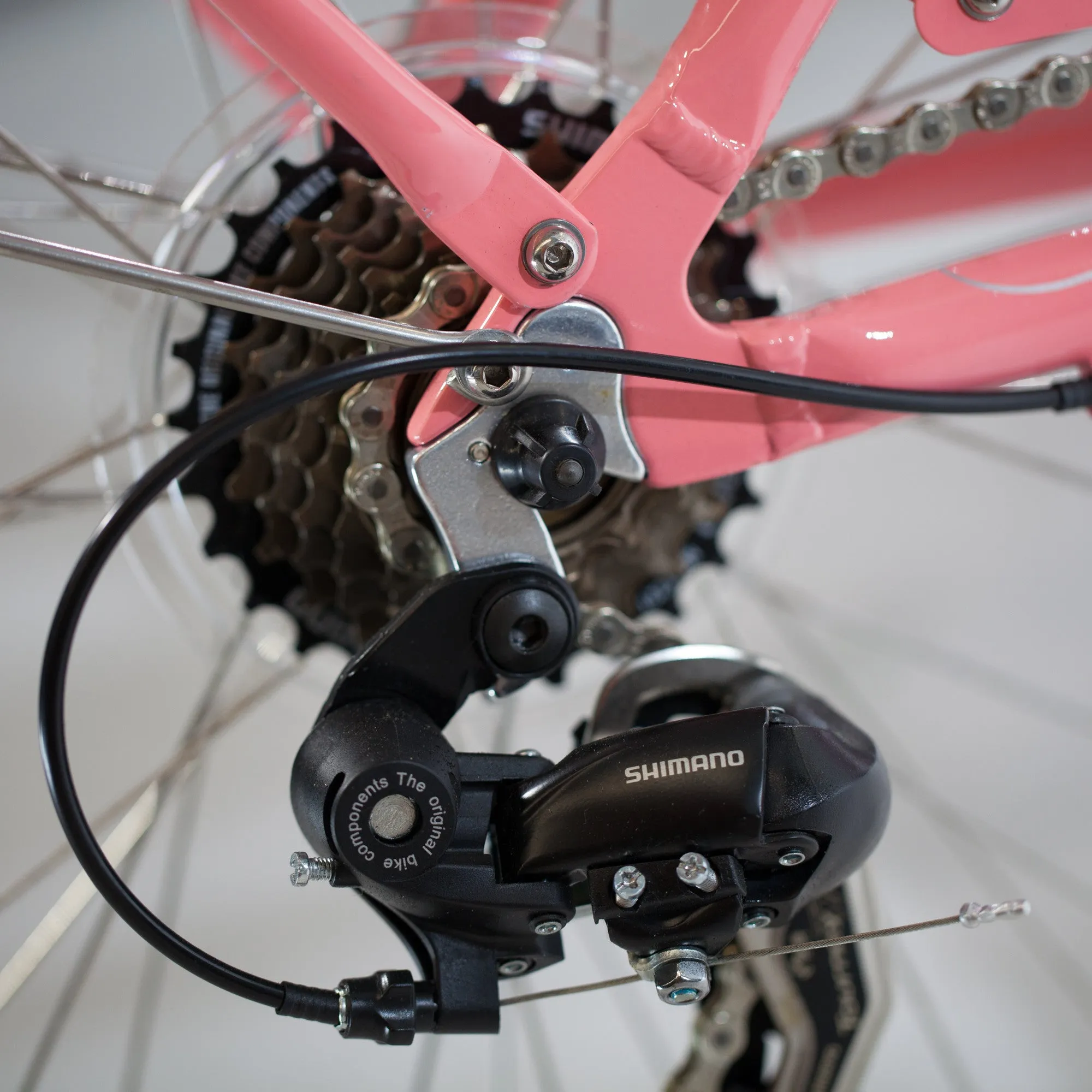 XDS Nadine 7sp Women's Step-Through City Bike //  Pink Coral