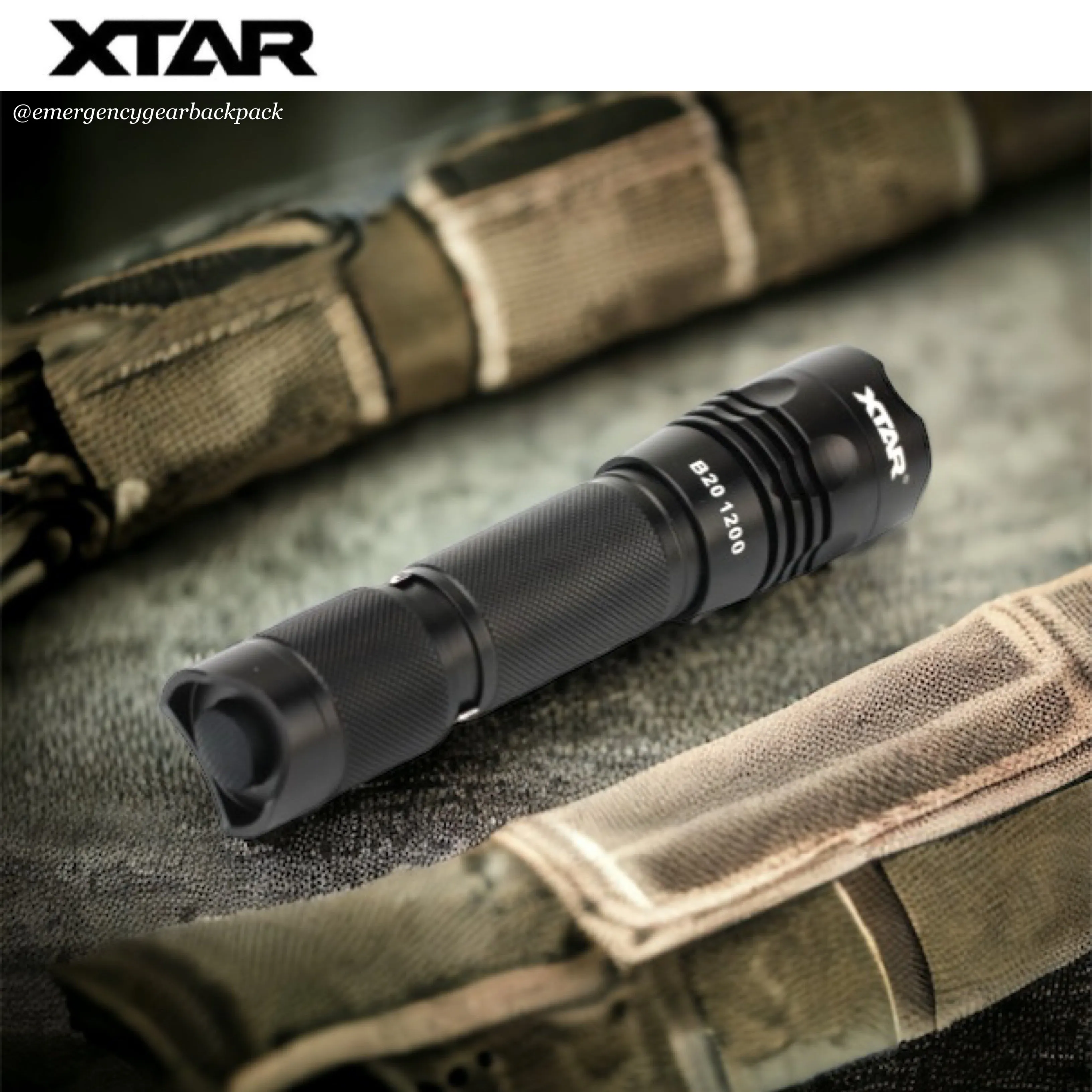 XTAR B20 1200 Sports Flashlight 1200LMS 240M