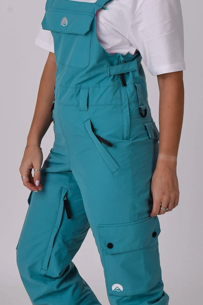 Yeh Girl Bib Pant - Teal