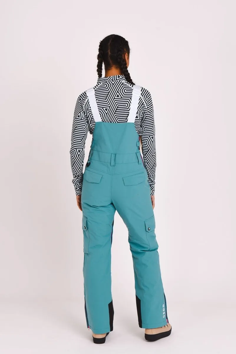 Yeh Girl Bib Pant - Teal