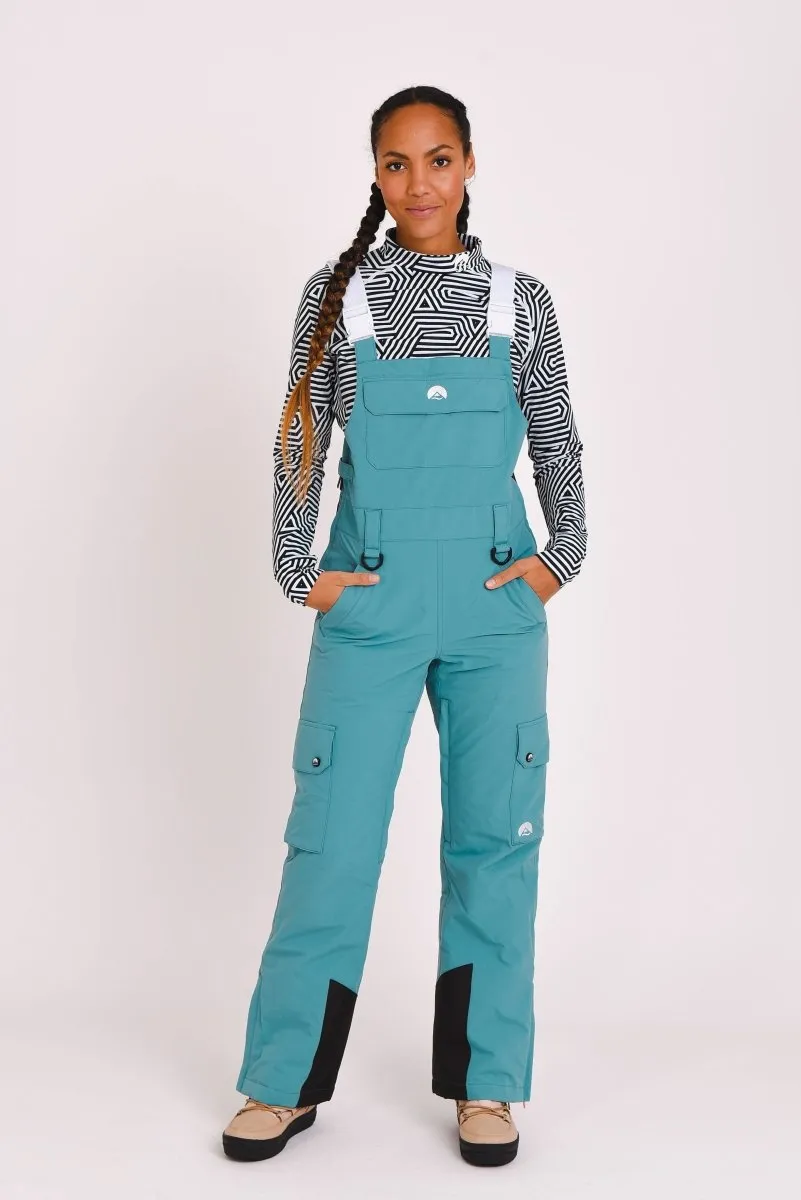 Yeh Girl Bib Pant - Teal