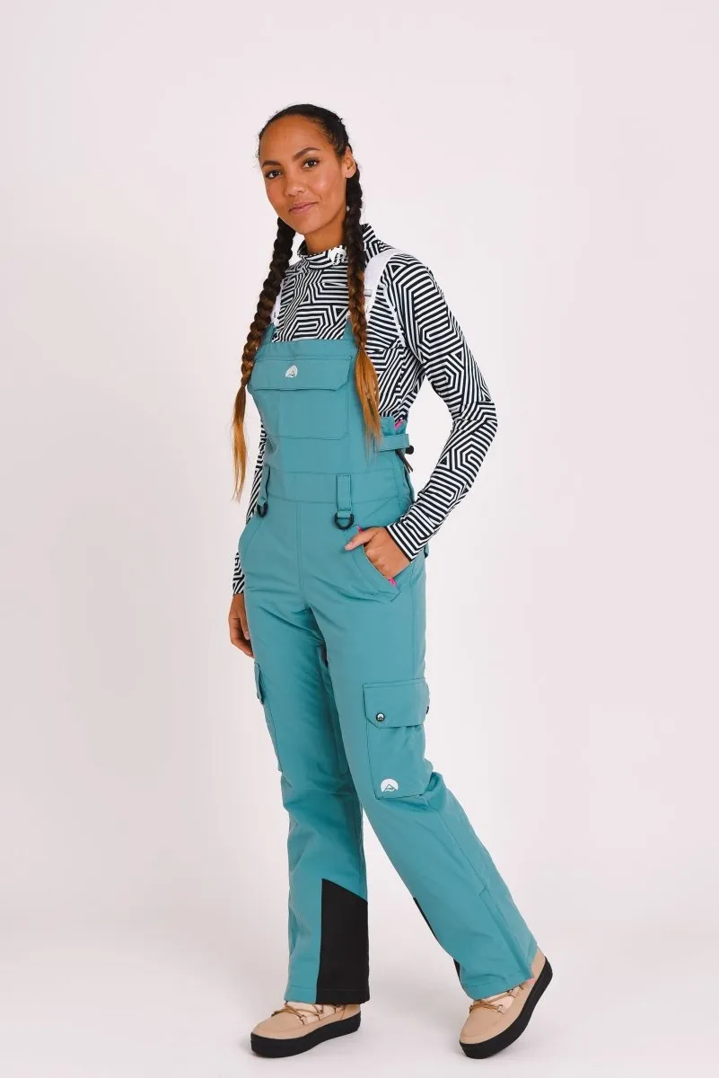Yeh Girl Bib Pant - Teal