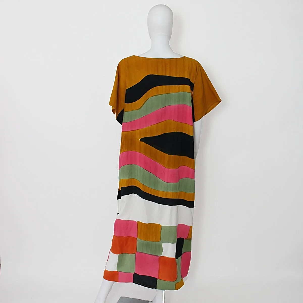 Yellow and Pink Sunset Kaftan